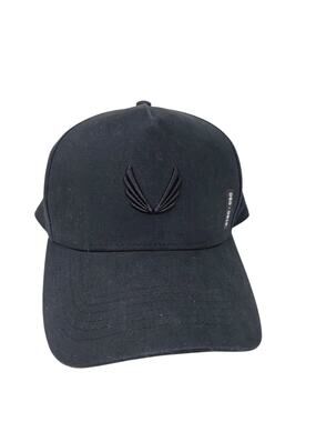 ASRV 0815 A Frame Wings Snap Back Hat OS Black Men's Cap